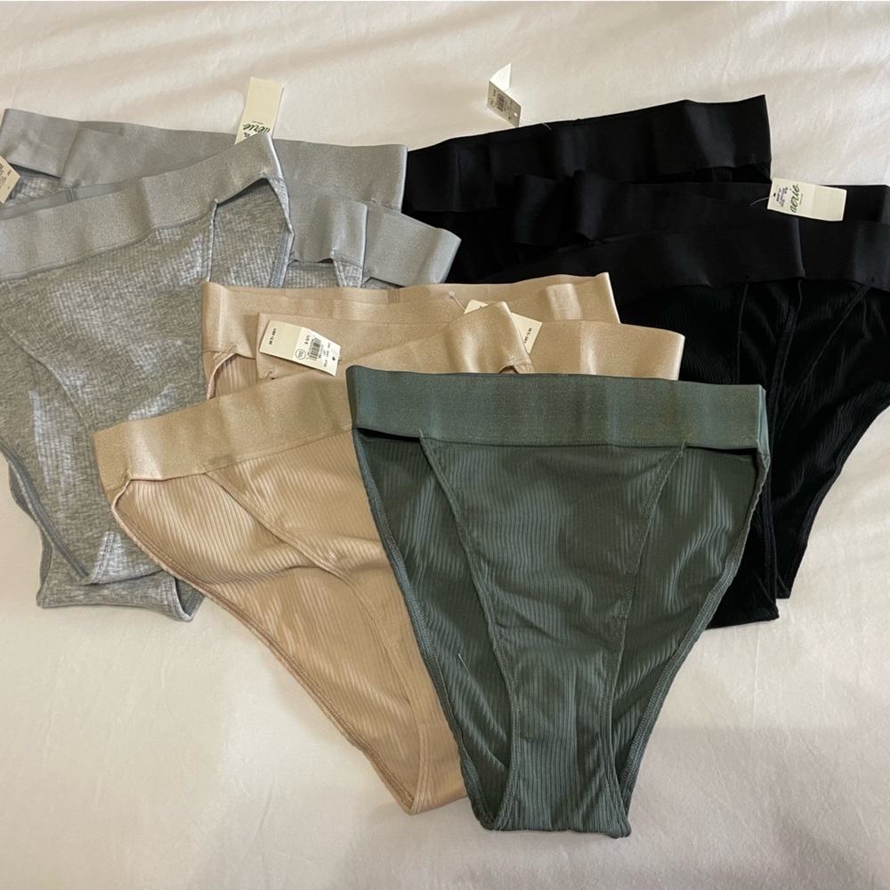 NWT Aerie Ribbed High Cut Bikini Underwear